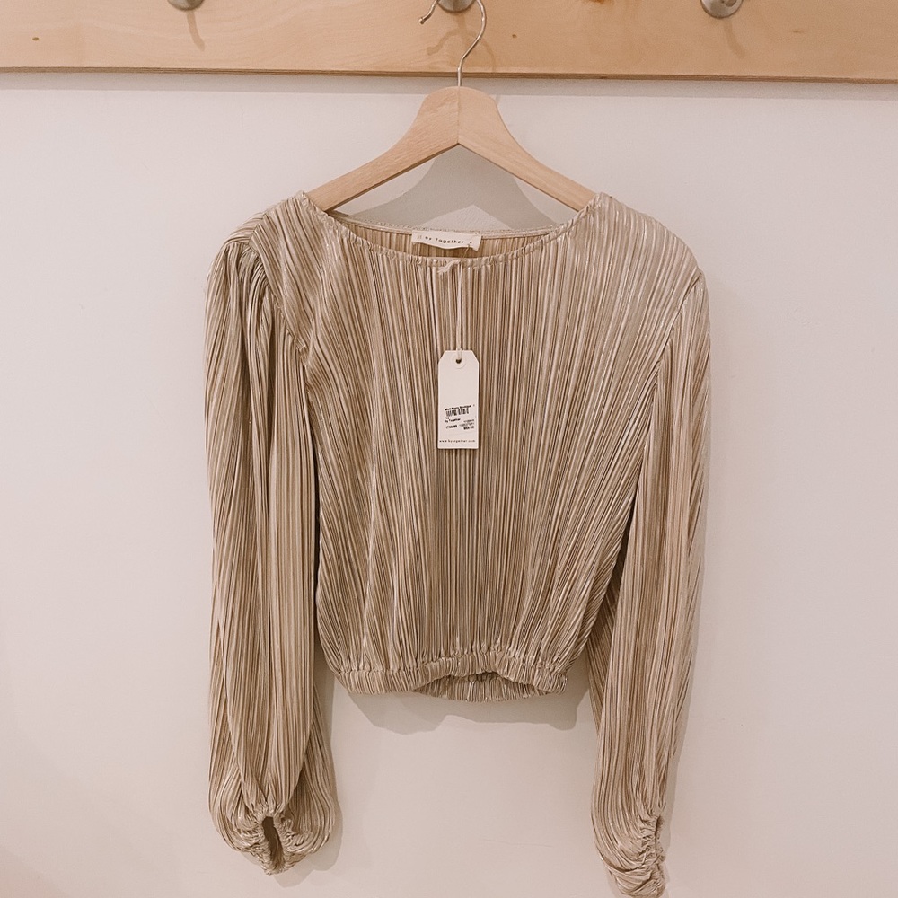 By together shimmery boutique blouse